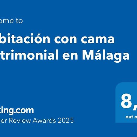 Habitacion Con Cama Matrimonial En Malaga Bagian luar foto